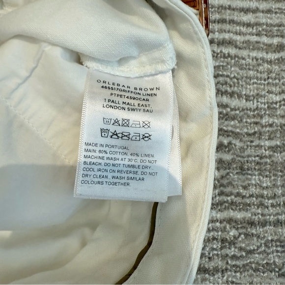 Orlebar Brown Griffon Linen Trousers - Picture 7 of 14